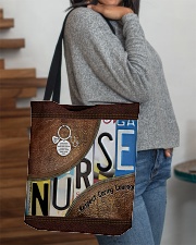Nurse respect caring courage All-over Tote aos-all-over-tote-lifestyle-front-09