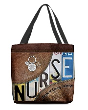 Nurse respect caring courage All-over Tote back