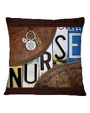 Nurse respect caring courage Square Pillowcase tile