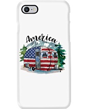 Camping America Flag Phone Case tile
