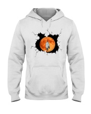 Native Feather and Moon Hooded Sweatshirt tile