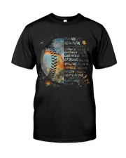 Softball You Are Beautiful Classic T-Shirt front