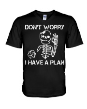 Don'T Worry I Have A Plan V-Neck T-Shirt tile