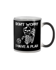 Don'T Worry I Have A Plan Color Changing Mug tile
