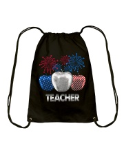Teacher Independence Day Drawstring Bag tile