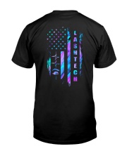 Lash tech american flag Classic T-Shirt back