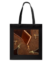 Book Leather Tote Bag tile