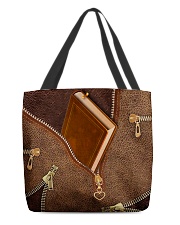 Book Leather All-over Tote back