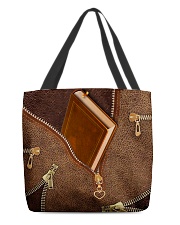 Book Leather All-over Tote front