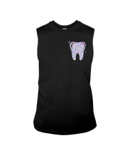 Dental hygienists Back The Blue 2 Sides Sleeveless Tee tile