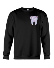 Dental hygienists Back The Blue 2 Sides Crewneck Sweatshirt tile