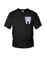 Dental hygienists Back The Blue 2 Sides Youth T-Shirt tile