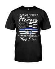 Police I Stand Classic T-Shirt tile