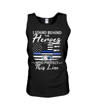 Police I Stand Unisex Tank tile