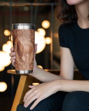 Horse Leather-v3 20oz Tumbler aos-20oz-tumbler-lifestyle-front-09