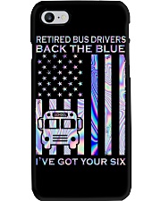 Retired Bus Drivers Back The Blue 2 Side Phone Case tile