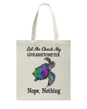 Turtle Nope Nothing Tote Bag tile