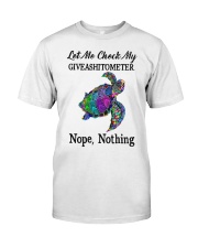 Turtle Nope Nothing Classic T-Shirt front