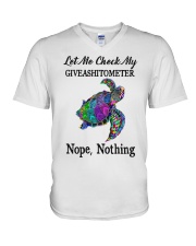 Turtle Nope Nothing V-Neck T-Shirt tile
