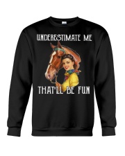 Girl fb Ladies Crewneck Sweatshirt tile