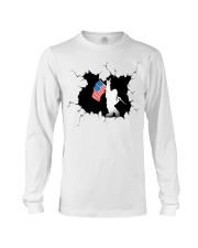 Bigfoot and American Flag 3 Long Sleeve Tee tile