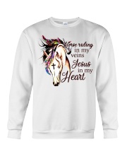 Horse Riding In My Crewneck Sweatshirt tile