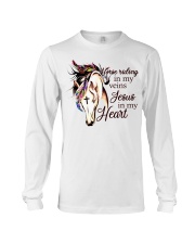 Horse Riding In My Long Sleeve Tee tile