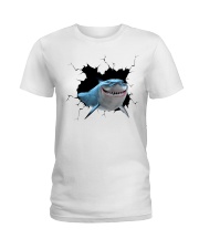 Shark Crack Ladies T-Shirt tile