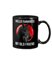 Horse Hello Darkness My Old Friend Mug tile