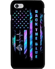 Back the blue 2 side Phone Case tile
