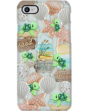 Turtle - Sand Beach Relax Phone Case i-phone-8-case