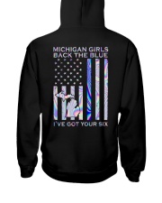 Michigan Girls The Blue 2 Sides Hooded Sweatshirt tile