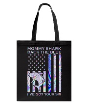 Mommy Shark Back The Blue 2 Sides Tote Bag tile