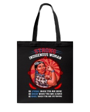 Strong Indigenous Woman Be Strong Tote Bag tile