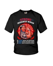 Strong Indigenous Woman Be Strong Youth T-Shirt tile