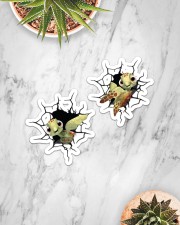 Turtles Crack Sticker - Single (Horizontal) aos-sticker-single-horizontal-lifestyle-front-06
