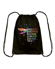 Smile often think Drawstring Bag tile