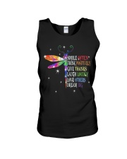 Smile often think Unisex Tank tile