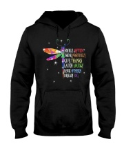 Smile often think Hooded Sweatshirt tile