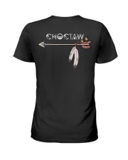 Choctaw Native Back Ladies T-Shirt tile