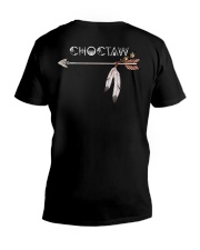 Choctaw Native Back V-Neck T-Shirt tile