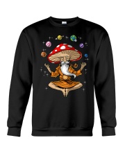 Magic Mushrooms Yoga-Juggling Planet Crewneck Sweatshirt tile