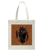 Black Cat Rend Tote Bag tile