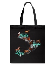 Girl Faith Hope Love Tote Bag tile