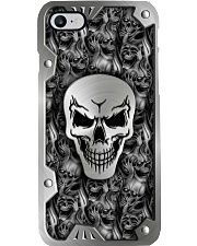 Smoky Skull Metal Pattern Print 2 Phone Case i-phone-8-case