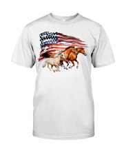 Horse Flag American Classic T-Shirt front