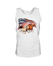 Horse Flag American Unisex Tank tile