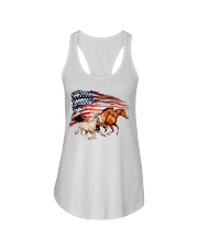 Horse Flag American Ladies Flowy Tank tile
