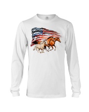 Horse Flag American Long Sleeve Tee tile