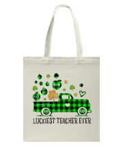 Luckiest Teacher Ever St Patrick's Day Tote Bag tile